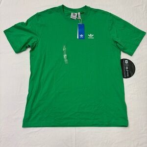 Adidas Originals Trefoil Ess Tee Energy Green T-Shirt JN0235 Men’s Size Large